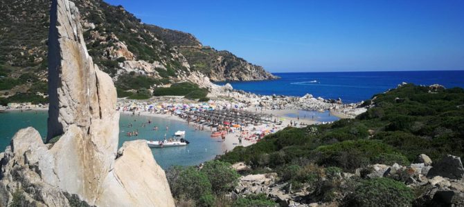 Exploring the beaches in Sardinia, Italy